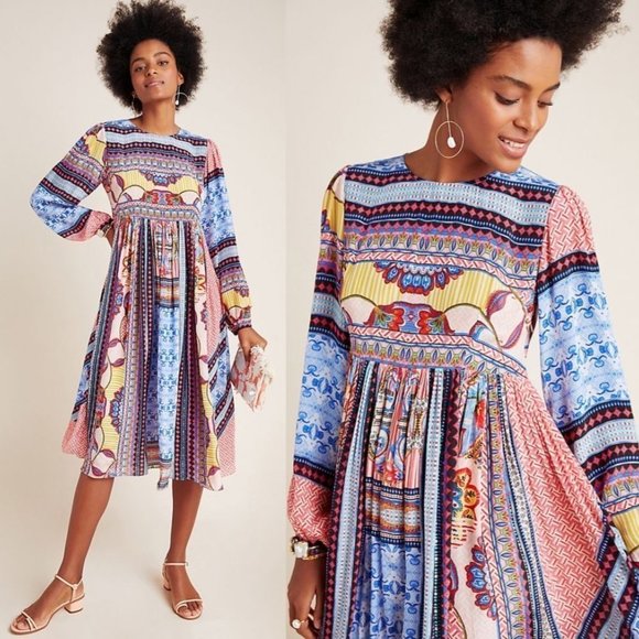 Anthropologie Dresses & Skirts - ANTHROPOLOGIE Bhanuni Jyoti Marcelina Midi Dress